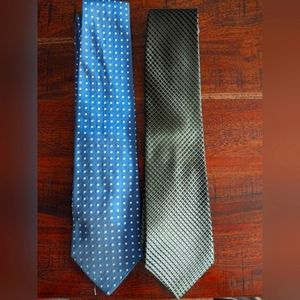 2 Banana Republic silk ties